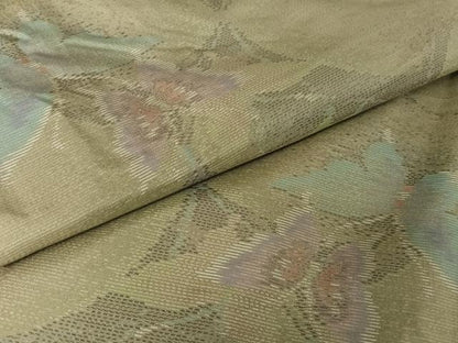 平和屋着物●本場大島紬 舞蝶文 正絹 逸品 AAAU0357np