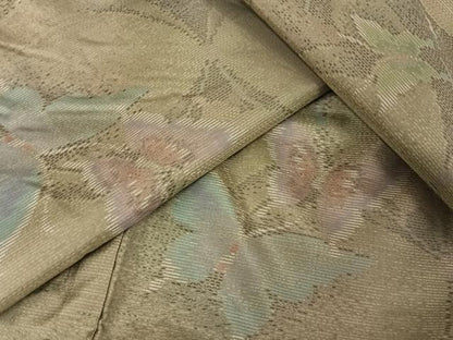平和屋着物●本場大島紬 舞蝶文 正絹 逸品 AAAU0357np