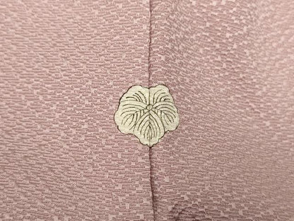 平和屋着物▽上質な色無地 単衣 紅藤色 正絹 逸品 未使用 AAAU0952iu