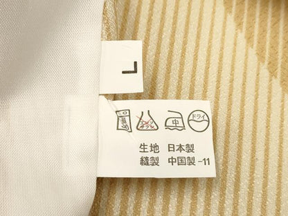 平和屋着物▽小紋 単衣 舞桜文 洗える着物 AAAU1125iu