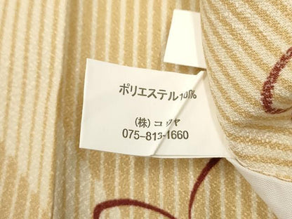 平和屋着物▽小紋 単衣 舞桜文 洗える着物 AAAU1125iu