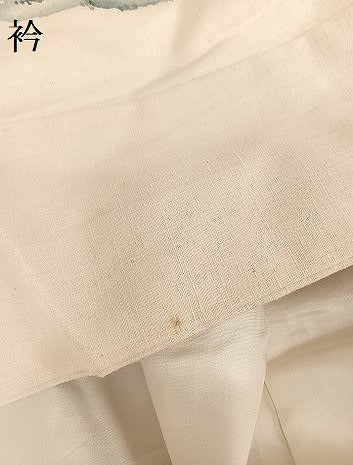 平和屋着物●訪問着　紬地　手描き　遠山風景文　正絹　逸品　AAAU4367np