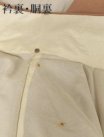 平和屋着物●上質な紬 色無地 宍色 正絹 逸品 AAAU4379np