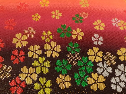 平和屋本店[]七五三　和装小物セット　舞桜文　暈し染め　箱付き　逸品　AAAU5253ja