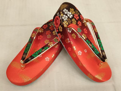 平和屋本店[]七五三　和装小物セット　舞桜文　暈し染め　箱付き　逸品　AAAU5253ja