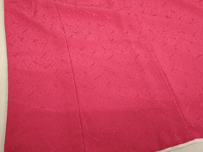 平和屋着物[]七五三　女の子　３歳　祝着　三つ身　被布セット　色無地　霰地紋　今様色　逸品　AAAU5274ja