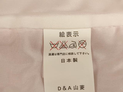 平和屋着物[]七五三　女の子　３歳　被布　舞花地紋　鴇色　逸品　AAAU5342ja