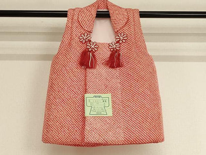 平和屋着物[]七五三　女の子　３歳　被布　総絞り　正絹　逸品　未使用　AAAU5512ja