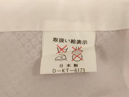 平和屋着物[]七五三　女の子　７歳　祝着　四つ身　扇面鈴花文　黒地　金彩　正絹　逸品　AAAU5520ja