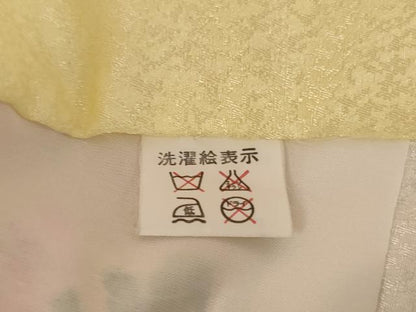 平和屋着物[]お宮参り　女の子　祝着　産着　初着　のしめ　花車舞蝶文　暈し染め　金彩　AAAU5596ja