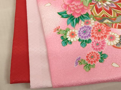 平和屋着物[]お宮参り　女の子　祝着　産着　初着　のしめ　花手毬文　暈し染め　金彩　AAAU5597ja