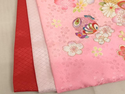 平和屋着物[]お宮参り　女の子　祝着　産着　初着　のしめ　花手毬文　暈し染め　金彩　AAAU5598ja