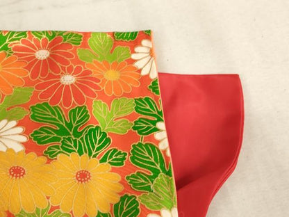 平和屋着物∵女の子 十三参り 子供 祝着 駒刺繍 菊丸文 暈し染め 金彩 正絹 逸品 AAAU5687ja