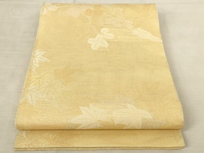 平和屋着物＊夏物 六通柄 本袋帯 枝葉籬文 金銀糸 正絹 逸品 AAAU6263pf