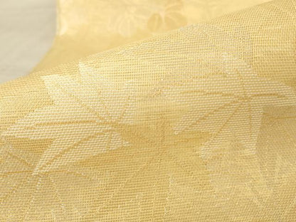 平和屋着物＊夏物 六通柄 本袋帯 枝葉籬文 金銀糸 正絹 逸品 AAAU6263pf