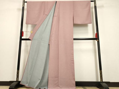 平和屋着物▽江戸小紋 単衣 立分銅 正絹 逸品 AAAU6403iu