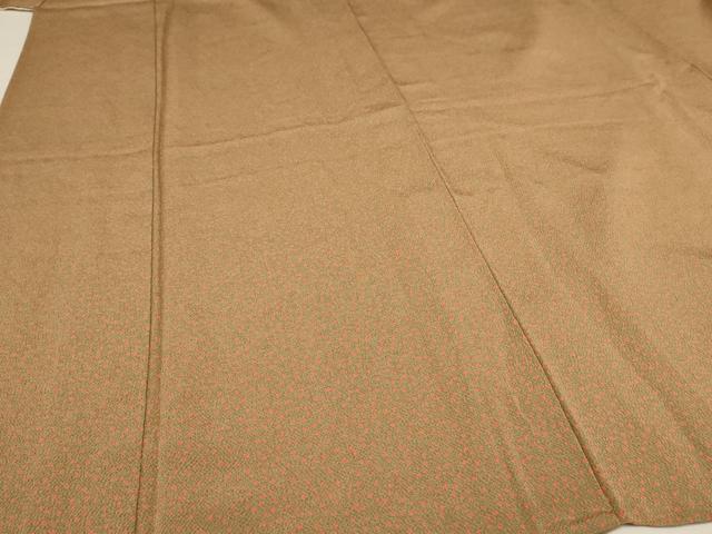 平和屋着物▽上質な小紋 単衣 大小あられ 鬼しぼ縮緬 正絹 逸品 AAAU6424iu