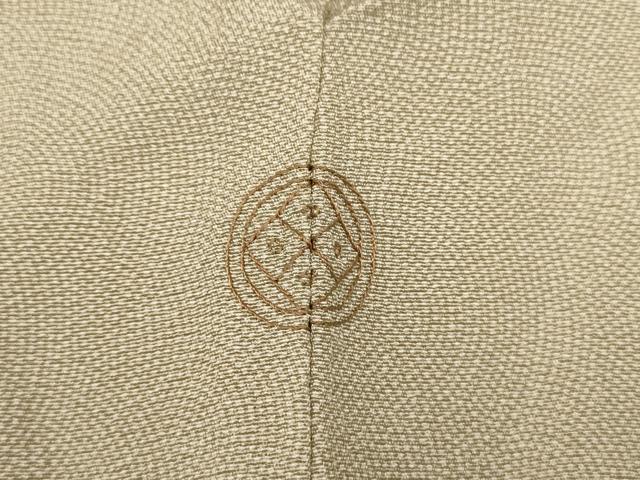 平和屋着物▽伝統工芸師 服部光擴 江戸小紋 単衣 鮫小紋柄 正絹 逸品 AAAU6448iu