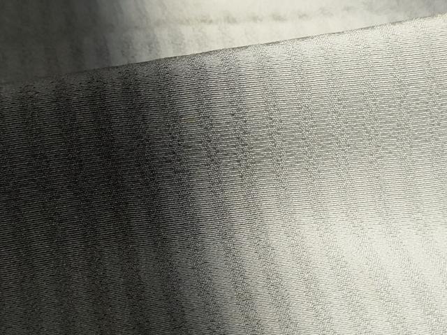 平和屋着物▽上質な小紋 単衣 霞縞 暈し染め 正絹 逸品 AAAU6450iu
