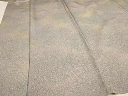平和屋着物▽上質な小紋 単衣 霞文 正絹 逸品 AAAU6482iu