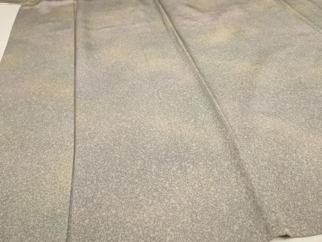 平和屋着物▽上質な小紋 単衣 霞文 正絹 逸品 AAAU6482iu