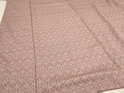 平和屋着物■お召　矢絣文様　正絹　逸品　AAAU6591iu