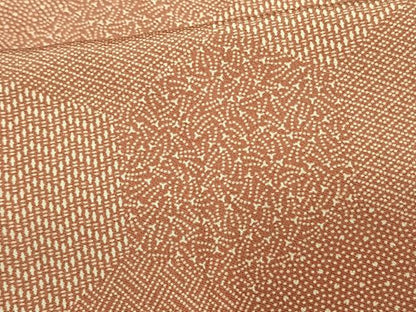 平和屋着物▽江戸小紋　単衣　亀甲文様　正絹　逸品　AAAU7981fy