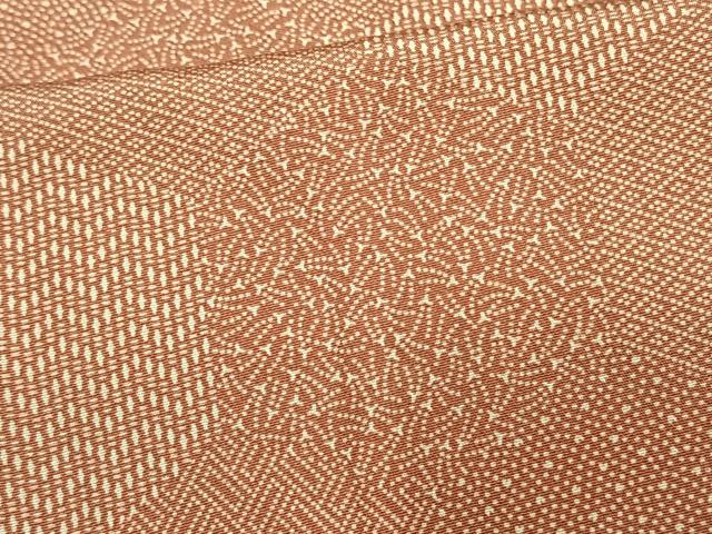 平和屋着物▽江戸小紋　単衣　亀甲文様　正絹　逸品　AAAU7981fy