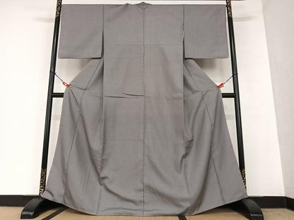 平和屋着物●お召 角通し 正絹 逸品 AAAU8081zg
