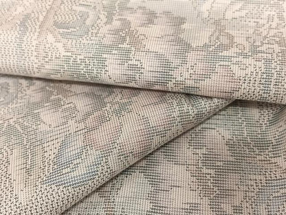 平和屋着物●本場大島紬　白大島　9マルキ　草花文　正絹　逸品　AAAU8091zg
