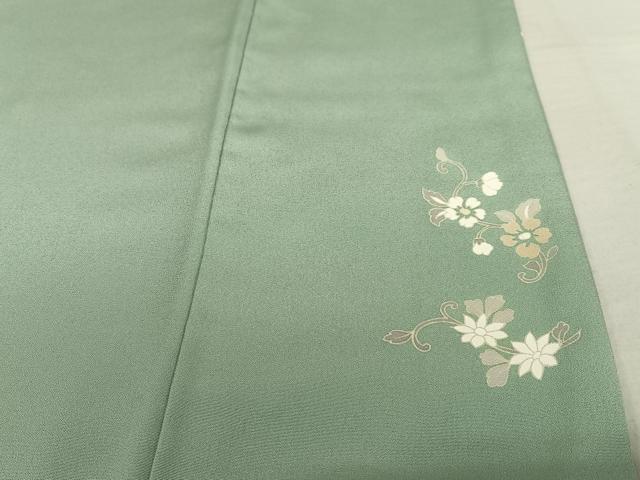 平和屋着物●訪問着 流水花兎 暈し染め 金彩 正絹 逸品 AAAU8164zg