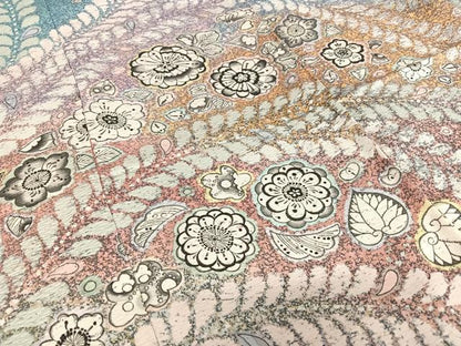 平和屋着物●豪華振袖　辻が花　暈し染め　丹後縮緬　上代48万円　仮絵羽　逸品　未使用　AAAU8175zg