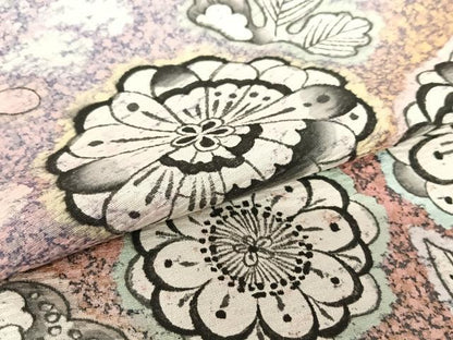 平和屋着物●豪華振袖　辻が花　暈し染め　丹後縮緬　上代48万円　仮絵羽　逸品　未使用　AAAU8175zg