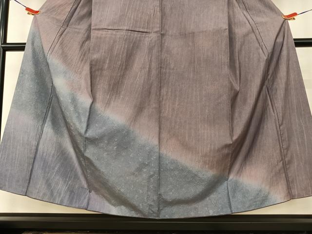 平和屋着物●本場染大島紬 訪問着 絞り 霞文 暈し染め 正絹 逸品 AAAU8196zg