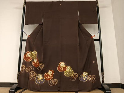 平和屋着物●豪華色留袖 作家物 竹屋町刺繍 達磨 金彩 正絹 逸品 AAAU8201zg