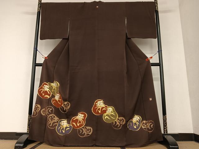 平和屋着物●豪華色留袖 作家物 竹屋町刺繍 達磨 金彩 正絹 逸品 AAAU8201zg