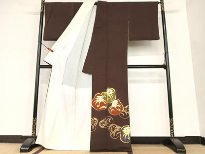 平和屋着物●豪華色留袖 作家物 竹屋町刺繍 達磨 金彩 正絹 逸品 AAAU8201zg