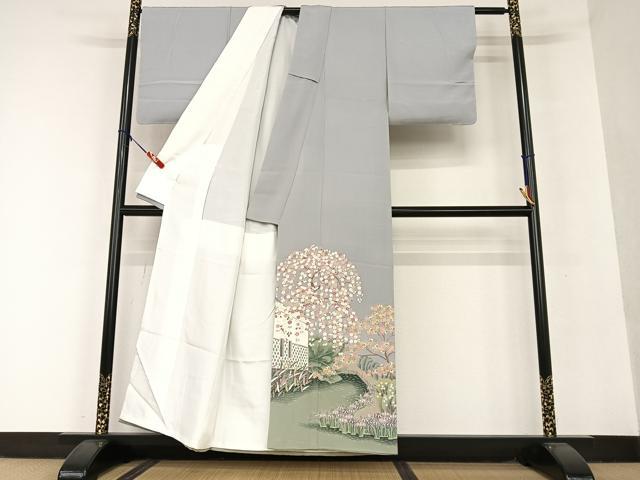 平和屋着物●本加賀友禅作家 村上堅正 色留袖 柳川風情 暈し染め さが美扱い 正絹 逸品 AAAU8235zg