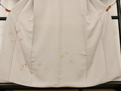 平和屋着物●銀座きしや　訪問着　駒刺繍　花冊子文　金彩　たとう紙付き　正絹　逸品　AAAU8236zg