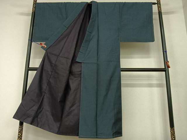 平和屋着物●男性 本場大島紬 アンサンブル 100亀甲 総詰 正絹 逸品 AAAU8240zg