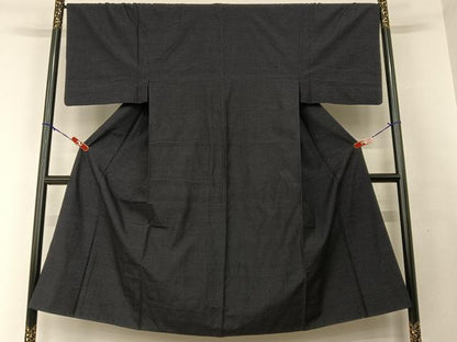 平和屋着物●男性 紬 アンサンブル 十字絣 正絹 逸品 AAAU8241zg