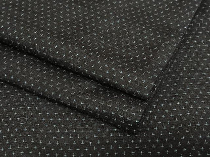 平和屋着物●男性 紬 アンサンブル 十字絣 正絹 逸品 AAAU8241zg