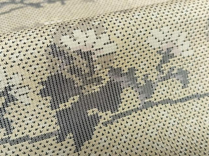 平和屋着物●本場大島紬 9マルキ 総絣 枝花文 正絹 逸品 AAAU8330zg