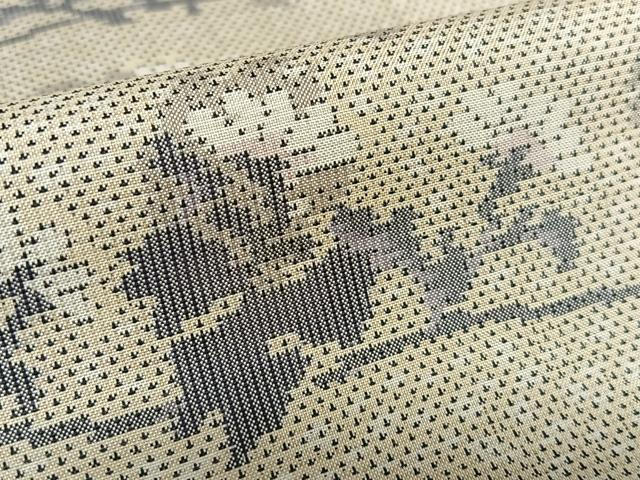 平和屋着物●本場大島紬 9マルキ 総絣 枝花文 正絹 逸品 AAAU8330zg