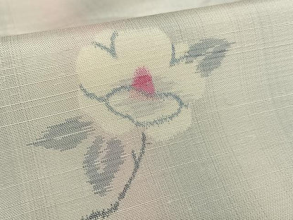 平和屋着物●上質な紬　舞花文　暈し染め　鈴乃屋扱い　正絹　逸品　未使用　AAAU8345zg