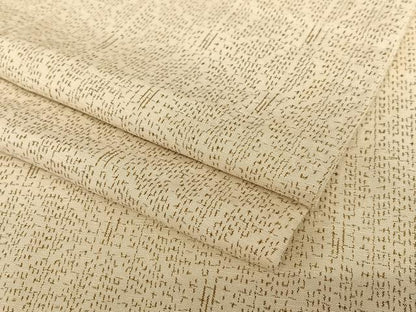 平和屋着物●上質な紬 麻の葉文様 正絹 逸品 AAAU8360zg