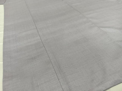 平和屋着物●上質な紬 色無地 薄葡萄色 正絹 逸品 AAAU8371zg