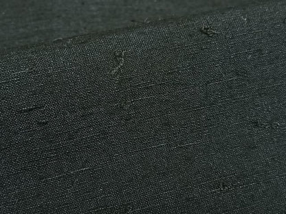 平和屋着物●男性 結城紬 色無地 鉄紺色 証紙付き 正絹 逸品 AAAU8412zg