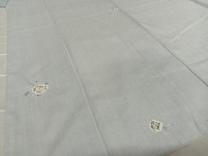 平和屋着物●訪問着　絞り　草花文　正絹　逸品　AAAU8446zg
