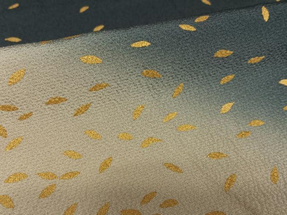 平和屋着物●訪問着　舞葉文　暈し染め　金彩　ますいわ屋扱い　正絹　逸品　AAAU8468zg